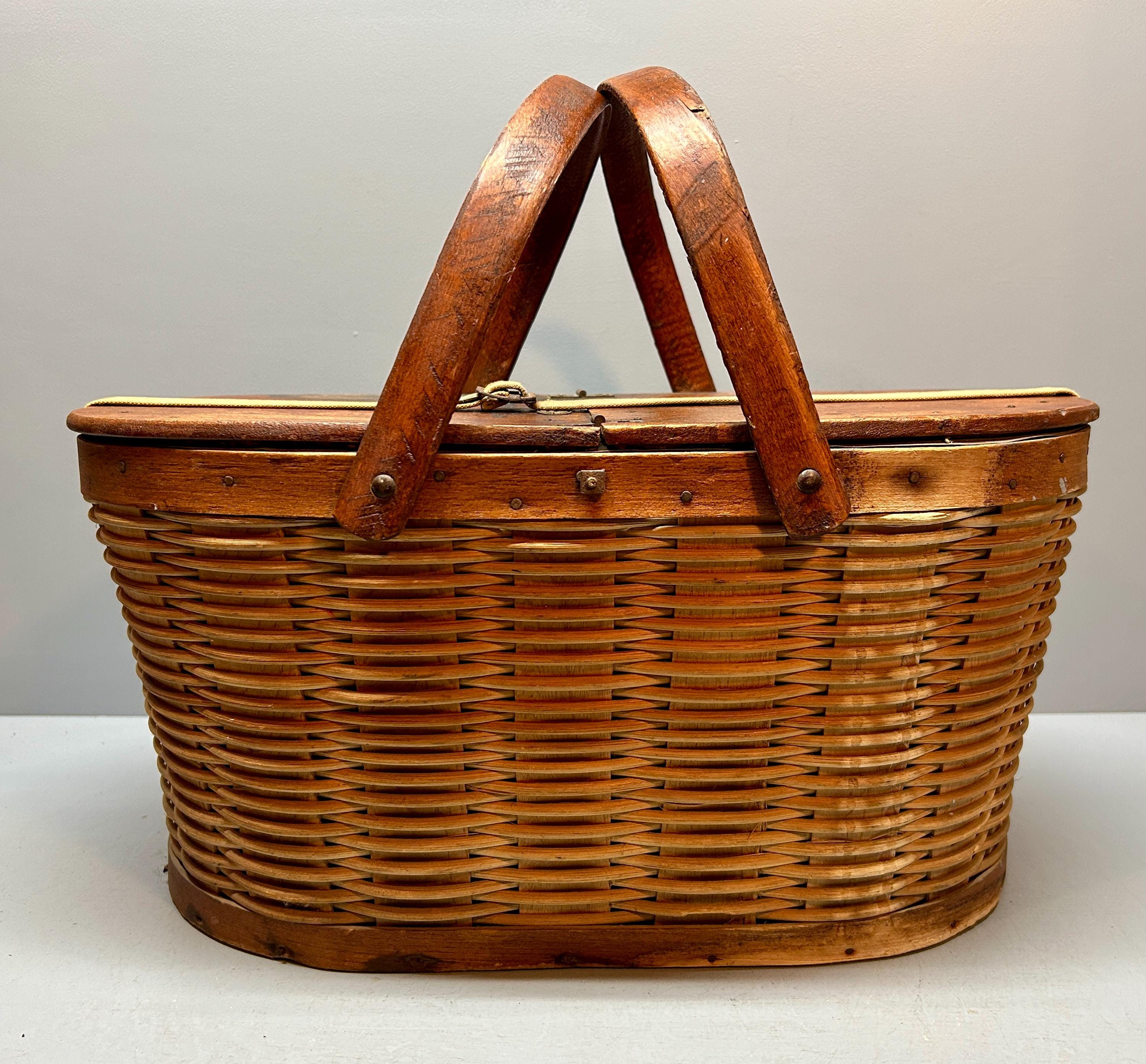 その他 vintage hawkeye picnic basket Vintage Picnic Basket, Hawkeye Picnic Basket, Hawkeye Burlington