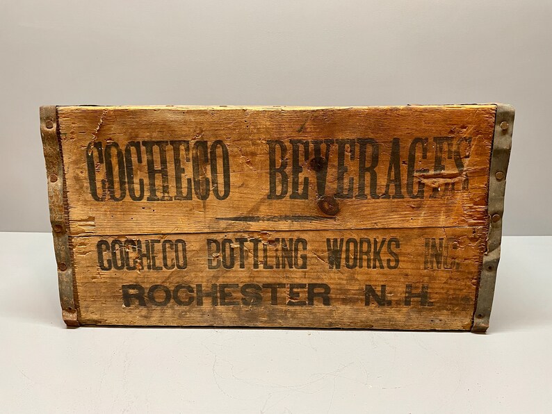 Cocheco, Cocheco Beverages, Vintage Cocheco Bottling Works Crate
