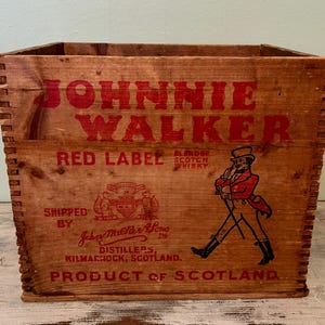 Johnnie Walker Crate - Etsy