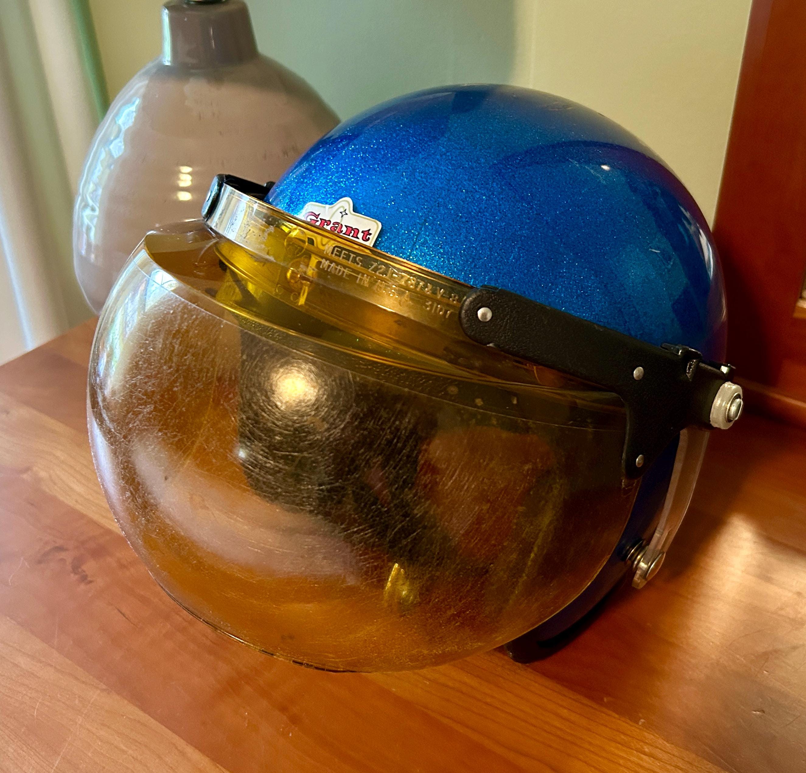 1960 Motorcycle Helmet - Etsy
