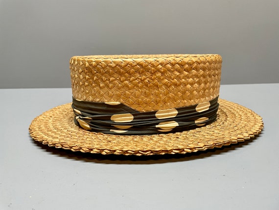 Skimmer Boater Hat, Boater's Hat, Boater's Straw … - image 5