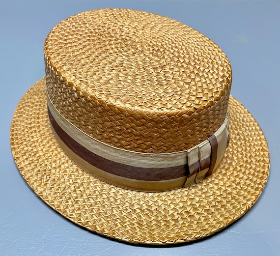 Skimmer Boater Hat, Boater's Hat, Boater's Straw … - image 6