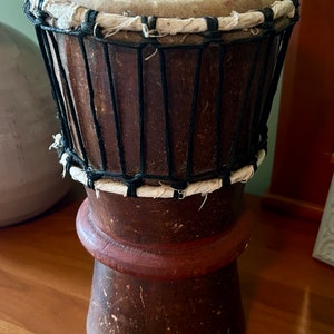 Vintage Drum, Bongo Drum, Bongo, Vintage Bongo Drum, Wood Bongo Drum, Vintage Musical Instrument, Music Instrument, Wooden Bongo Drum