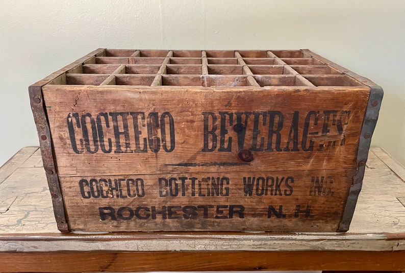 Cocheco, Cocheco Beverages, Vintage Cocheco Bottling Works Crate