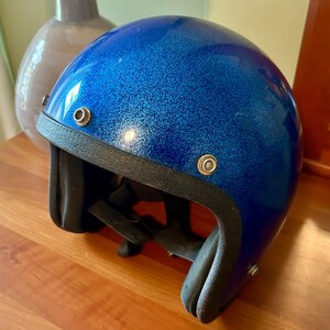 Blue Flake Helmet - Etsy