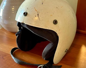 Vintage Motorcycle Helmet, Jüweli Motorcycle Helmet, Open Face Helmet, Motorsports Decor, Mancave Decor, German Motorcycle Helmet