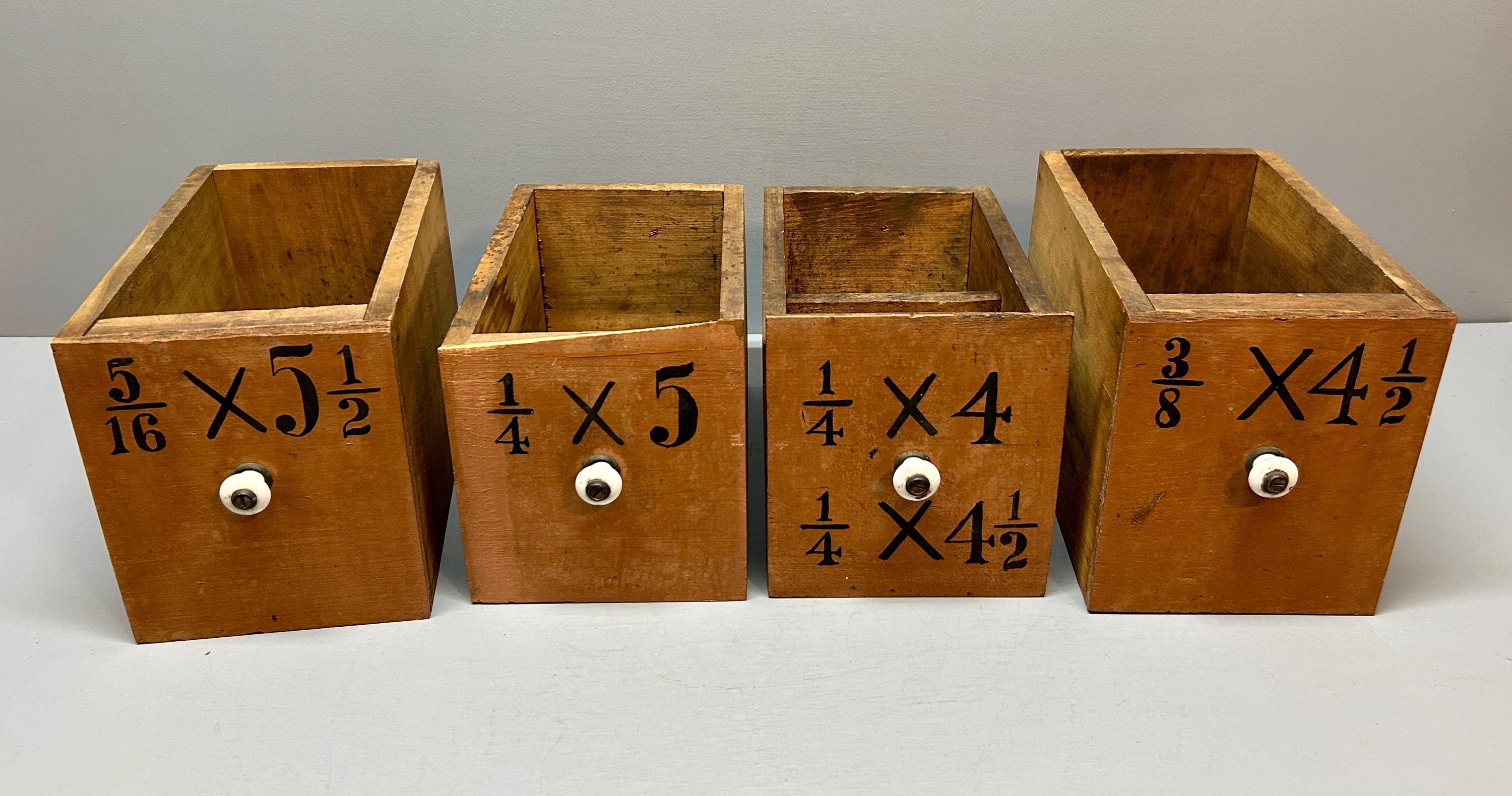 Vintage School Math Drawers, Schoolhouse Drawers, Math Fraction Drawers ...