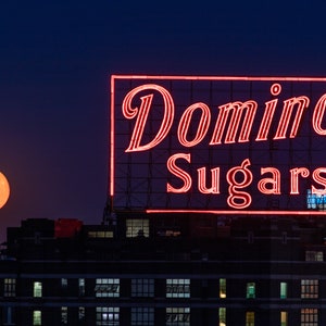 Domino Sugar Moonrise | Baltimore, MD