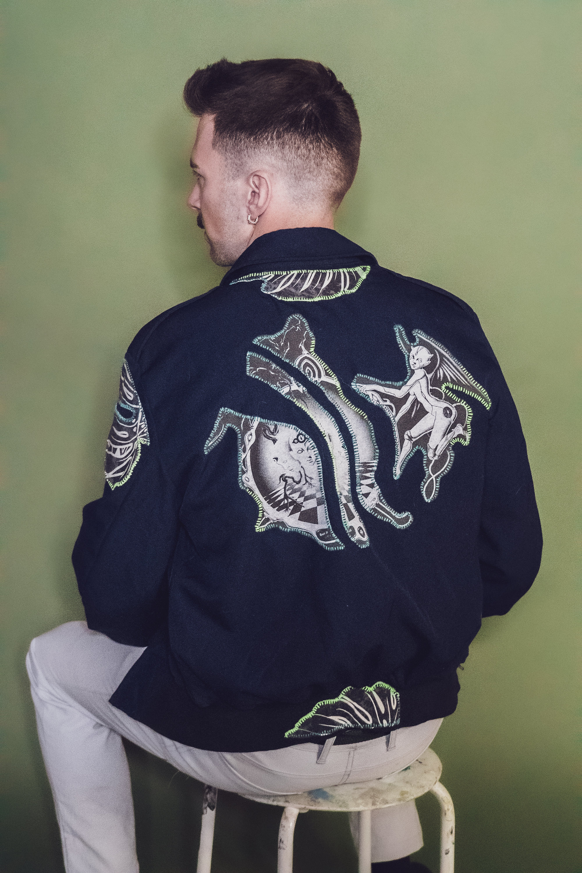 Salt Print Bomber - Luxury Multicolor