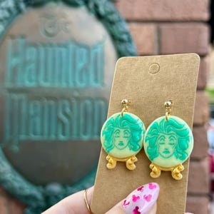 Madame Leota Inspired Dangles