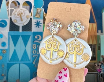 Small World Clock Dangles