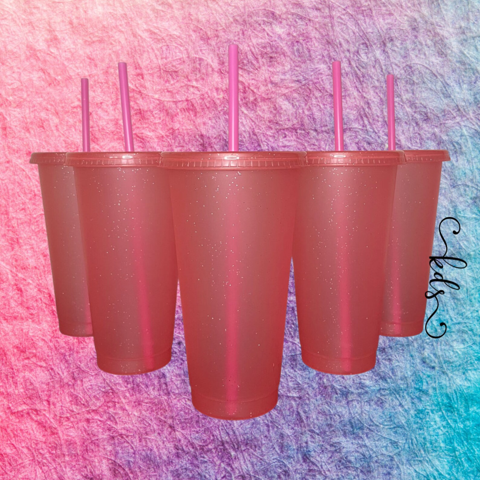 Blank Pink Cold Cups Pink Matte Tumblers Bulk 24oz Pink Etsy