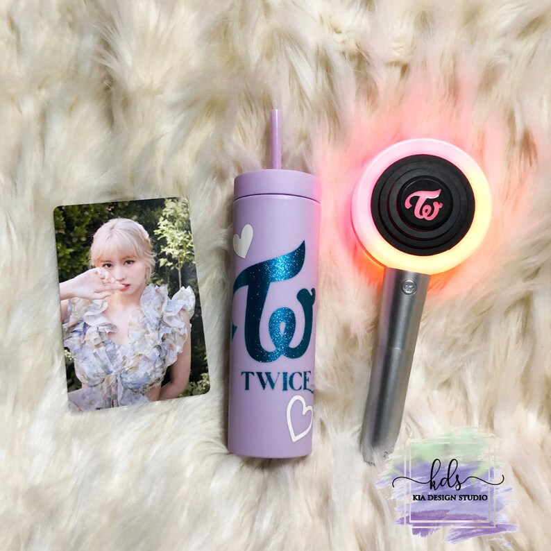 Twice Personalized Kpop Tumbler Cup Once Merch Kpop Decals Etsy