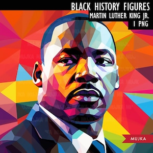 História Negra PNG, MLK PNG, pôster de Martin Luther King Jr, arte da História Negra para impressão, arte de parede da História Negra, design de sublimação, para impressão