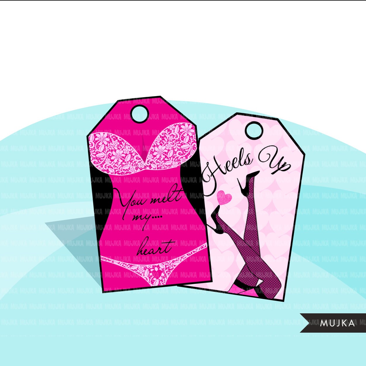 Sexy Gift Tags Png Printable Valentine Gift Tags | Etsy