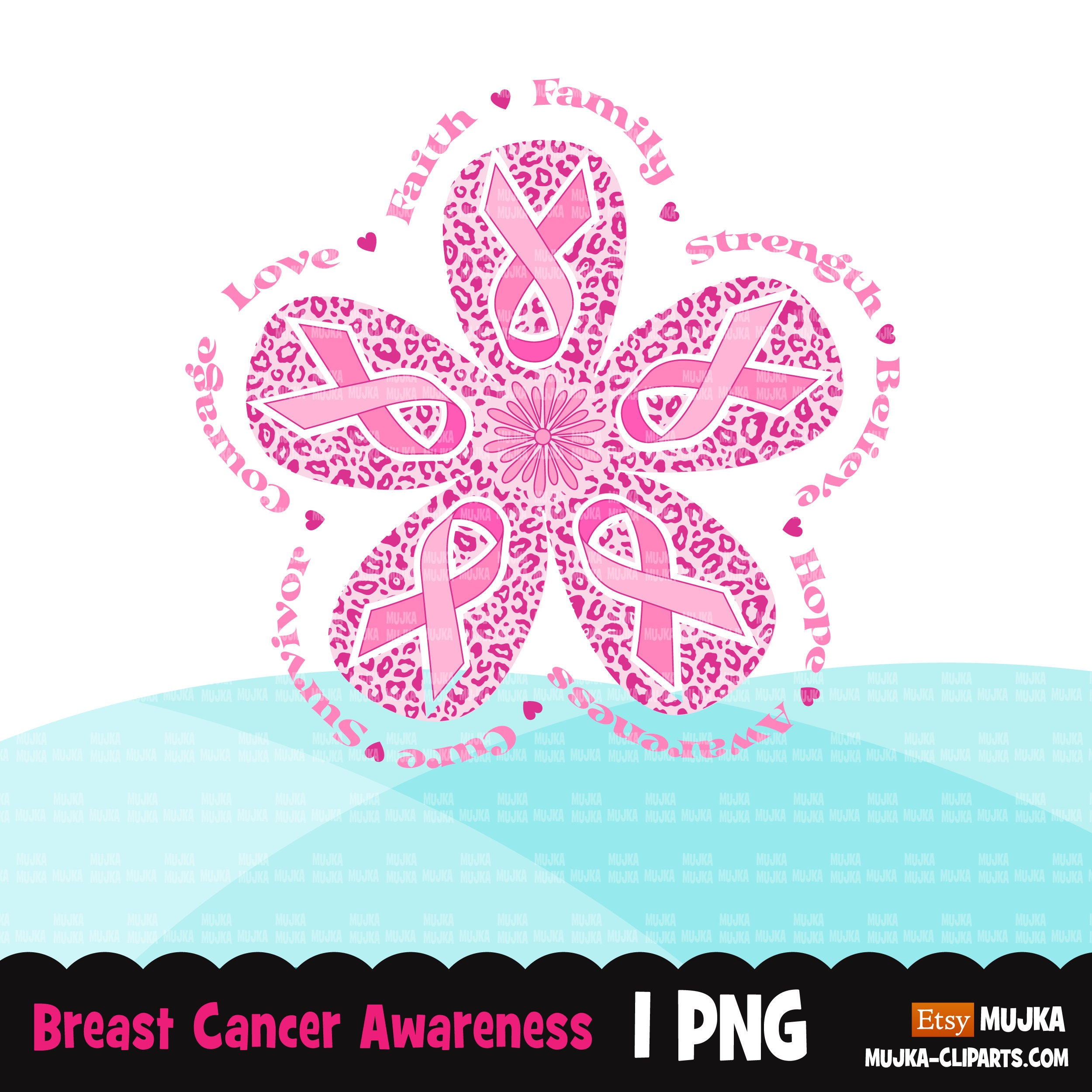 Breast Cancer Png Breast Cancer Sublimation Designs Cancer | Etsy