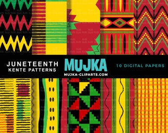 African digital papers, African patterns, Juneteenth digital patterns, seamless digital patterns, geometric texture, black history