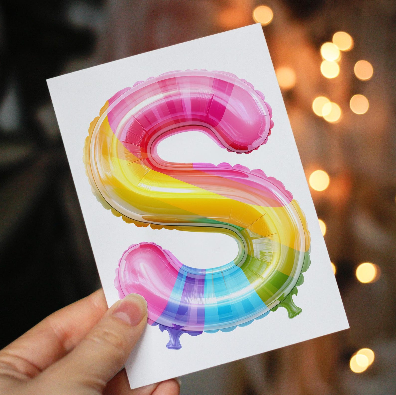 Rainbow Balloon Alphabet Clipart Rainbow Letters PNG Rainbow Font ...