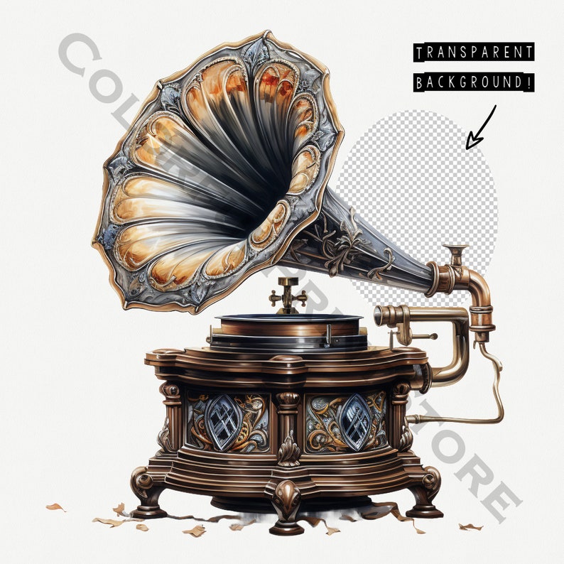 Watercolor Steampunk Clipart Bundle Technology Lover Vintage Elements ...