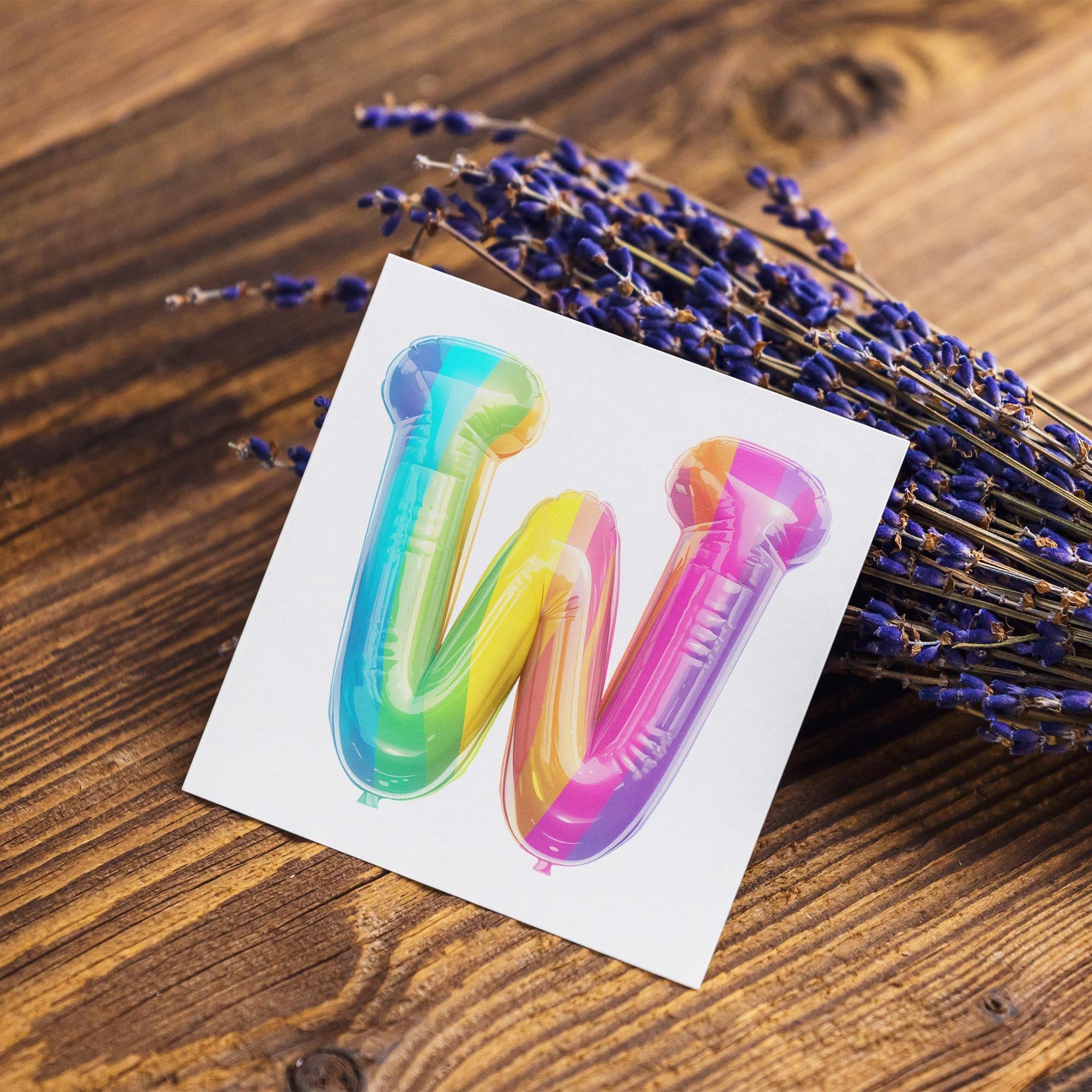 Rainbow Balloon Alphabet Clipart Rainbow Letters PNG Rainbow Font ...