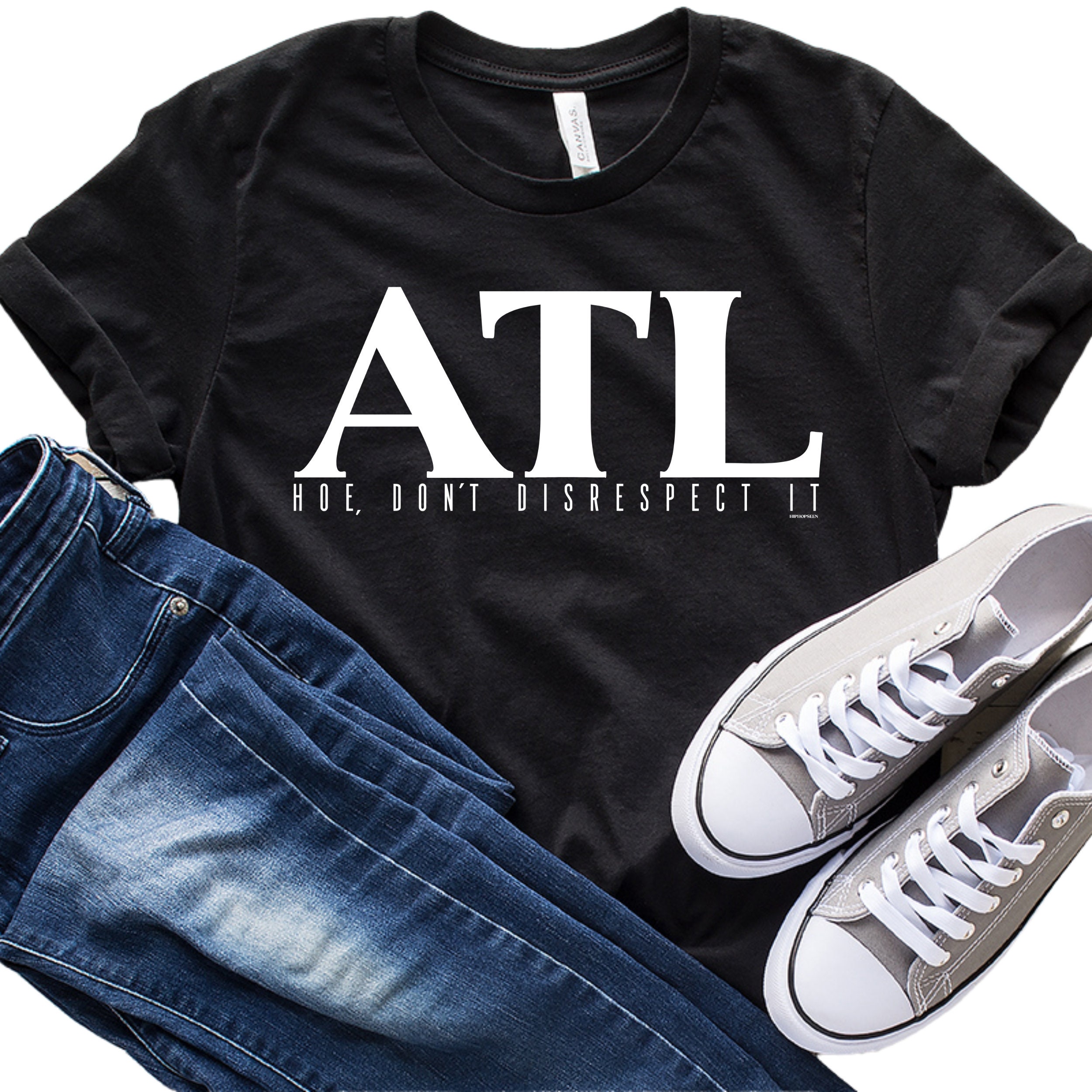 Mens Atl Hoe Chant T-Shirt | Fitted Mens Atl Hoe Chant T-Shirt | Fitted