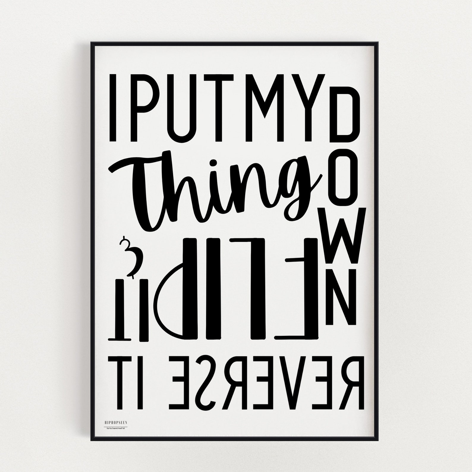 Missy Elliott Digital Print Hip Hop Art Flip It &Reverse It Etsy