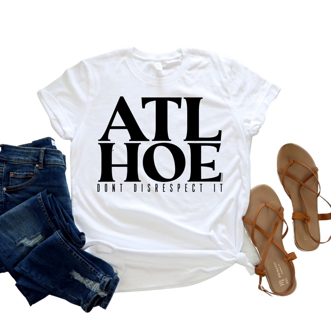 Mens Atl Hoe Chant T-Shirt | Fitted Mens Atl Hoe Chant T-Shirt | Fitted