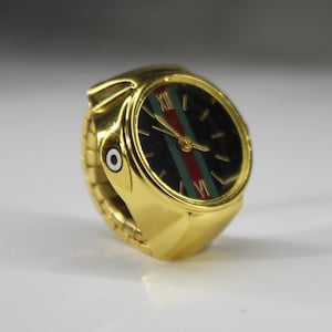 Vintage guldfärgad ond öga-klockaring, justerbar talisman med statement-skydd (storlekar 6-11)