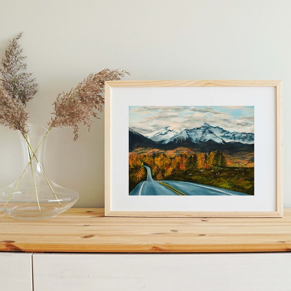 4x6, 5x7, 8x10 Mountain in Telluride Acrylic  Art Print