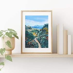 4x6, 5x7, 8x10 Mountains and Hills Original Art Print Gallery Wall