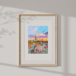 4x6, 5x7, 8x10 &quot;Desert Sky&quot; Art Print Wall Decor Gallery Wall