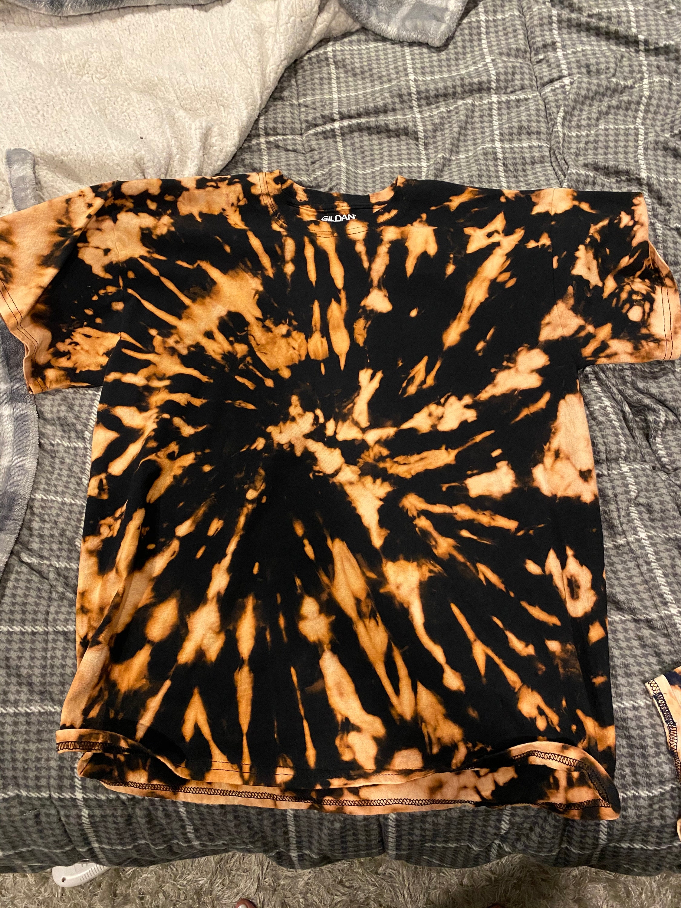 reverse tie dye shirts