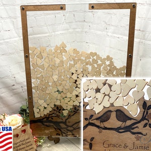 Wedding Guest Book Alternative, Wedding Guest Book, Love Birds Guest Book, Alternative Wedding Guest Book, Drop Box Guest Book SeanOfAngeles