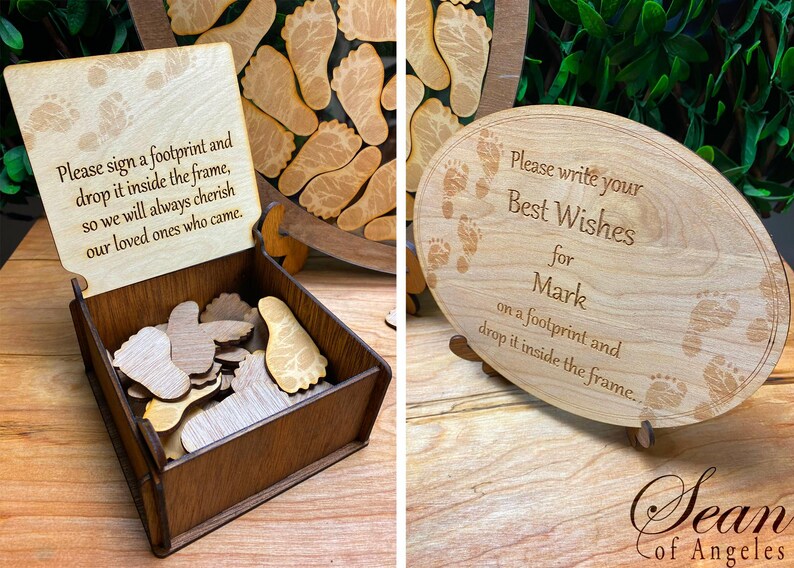 ACCESSORIES for Sean Of Angeles Products, Wooden Box, Table Sign, Hanging Hardware, Stands, Binding Posts, Pens, etc... Bild 5