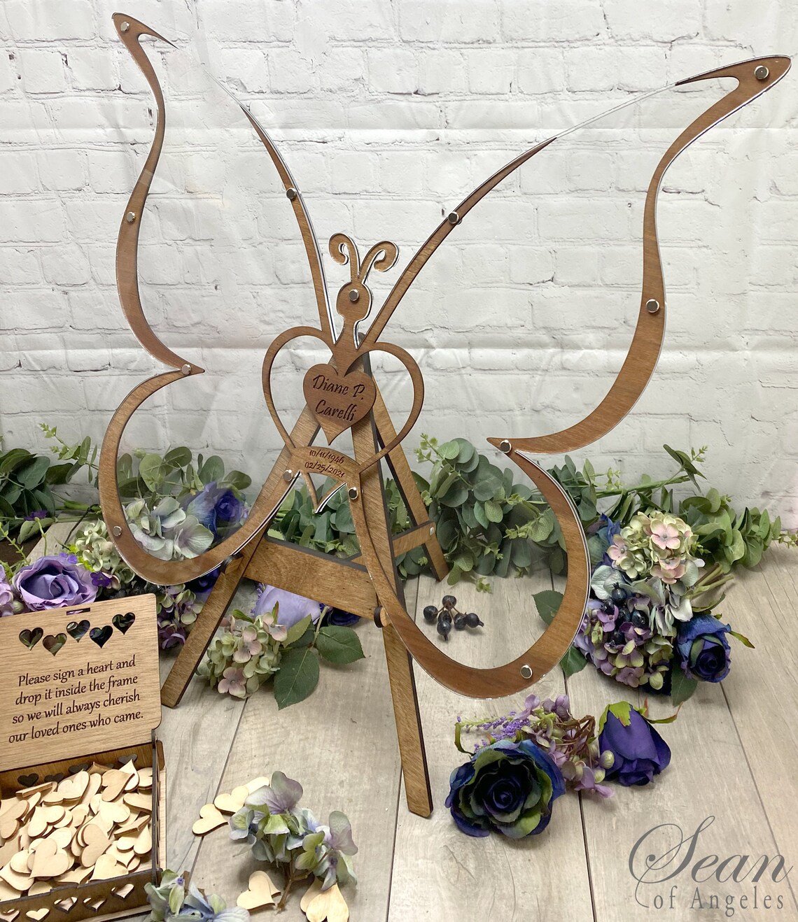 Memorial Guest Book Alternative Customized Guest Book Etsy