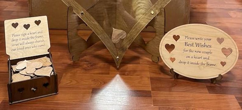 ACCESSORIES for Sean Of Angeles Products, Wooden Box, Table Sign, Hanging Hardware, Stands, Binding Posts, Pens, etc... Bild 2
