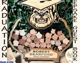 GRADUATION LEGEND Guest Book Alternative, Class of 2026, Bulldog Pride, Proud Grad, Top Dog Grad, Grad Memories, Senior Gift, SeanOfAngeles