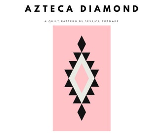 Azteca Diamond Quilt Pattern - Mini Quilt