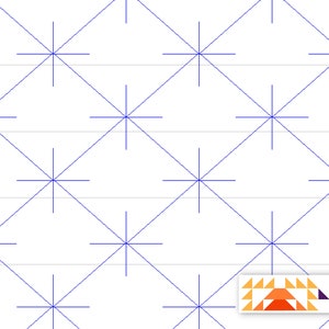 Crosshatch Sparkle // Digital Edge-to-Edge Quilting Pattern for Longarm Quilting
