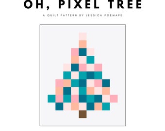 Oh, Pixel Tree Quilt Pattern