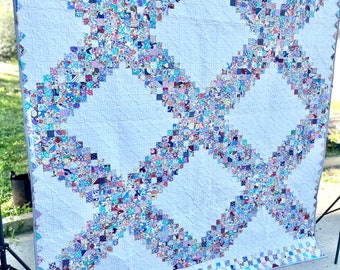 Vintage Rescue Quilt | Scrappy Irish Chain