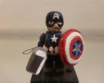 Captain America  Lego super heroes, Lego marvel, Lego custom minifigures