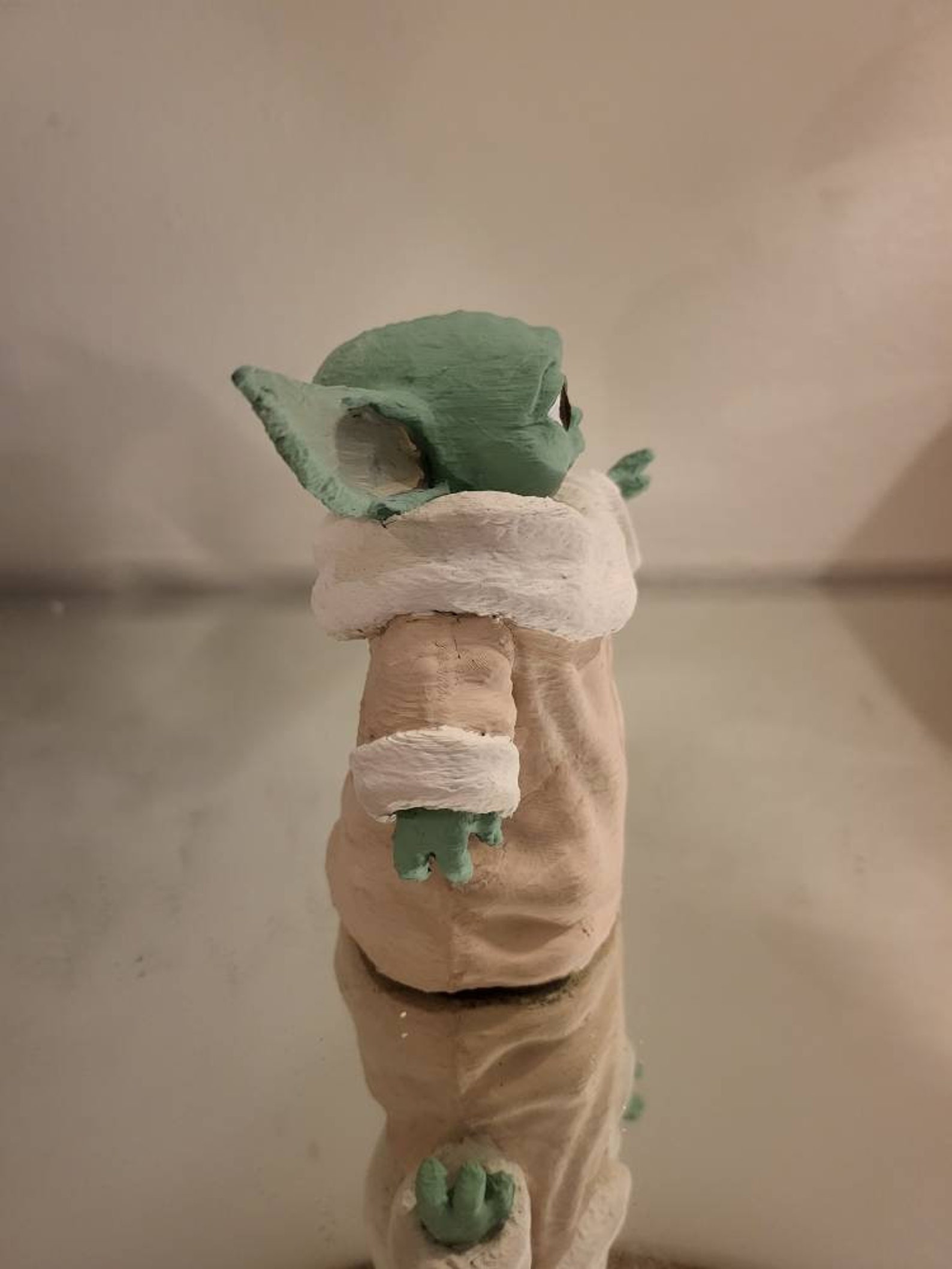9 Inch Tall Grogu baby Yoda Statue Etsy