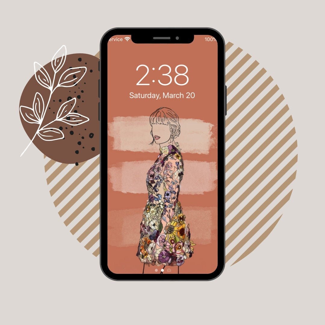 Taylor Swift iPhone Wallpaper, Phone Wallpaper, Folklore, Evermore