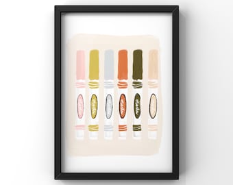 Classroom Decor Print, Digital Print, Back To School Print, Classroom Decor, Marker Print, School Print, Teacher Printable, Teacher Art
