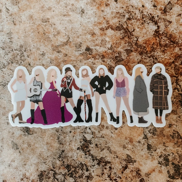 Taylor Swift, Taylor Swift Stickers, Folklore Merch, Evermore Merch, Swiftie Merch, Taylor Swift Eras, Lover Merch, Stickers, Bookmarks