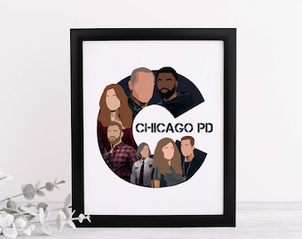 chicago PD poster, chicago pd print, Jay Halstead Print, chicago pd gift, One Chicago Print, chicago PD merch, chicago PD show