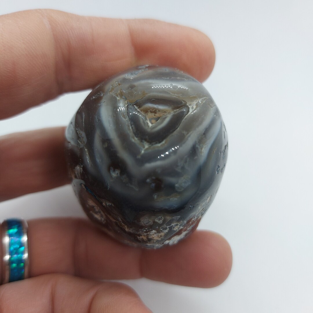 Enhydro Agate Geode: Natural Water Crystal, Brasil - Etsy