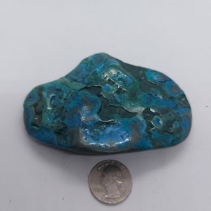 Large Chrysocolla Malachite Freeform