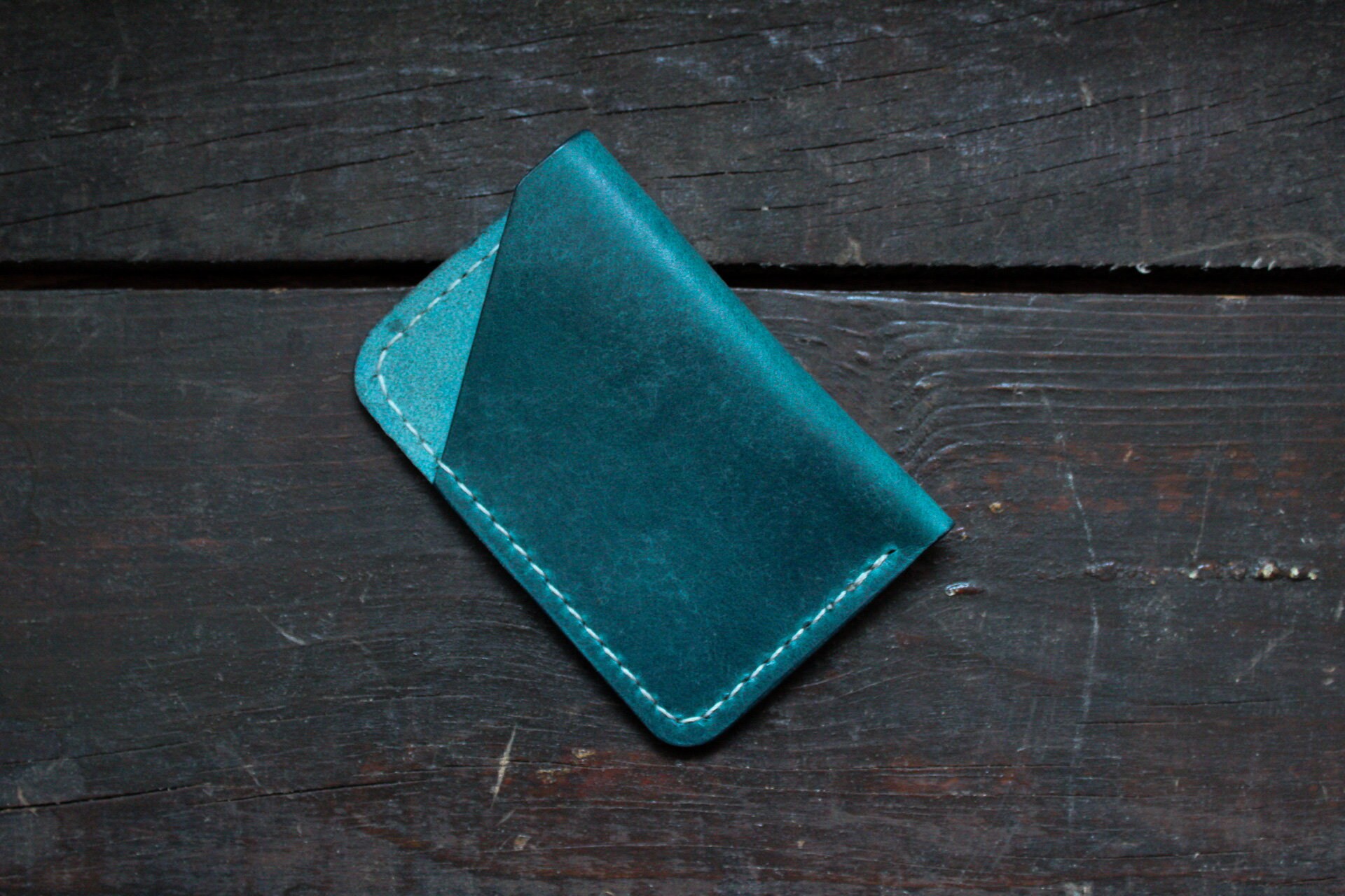 Horizontal Card Wallet Minimalist Card Wallet 8 Card Wallet Etsy